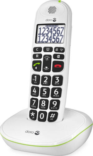 Doro PhoneEasy 110 DECT-Telefon Anrufer-Identifikation Weiß