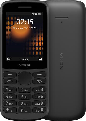 Nokia 215 4G 6,1 cm (2.4) 90,3 g Schwarz Funktionstelefon