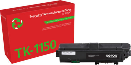 Everyday Wiederaufbereiteter Everyday Schwarz wiederaufbereiteter Toner von Xerox, kompatibel mit Kyocera TK-1150, Standardkapazität