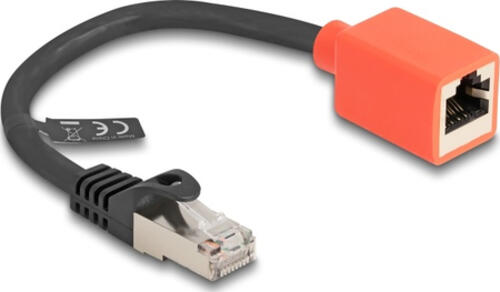 DeLOCK RJ45 Geräteschutz Adapter Cat.6A S/FTP 20 cm (Break Away Adapter)