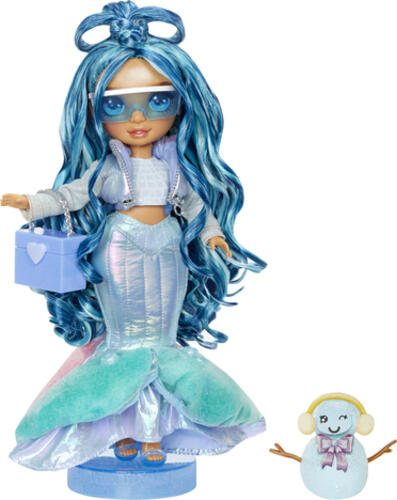 Rainbow High Winter Wonderland Doll- Skyler (Blue)