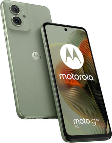 Motorola Moto G55 5G 256GB Smoky Green, 6.49 Zoll, 50.0MP, 8GB, 256GB, Android Smartphone