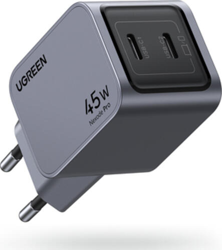 UGREEN Nexode Pro 45W Dual USB-C GaN Fast Charger EU gray