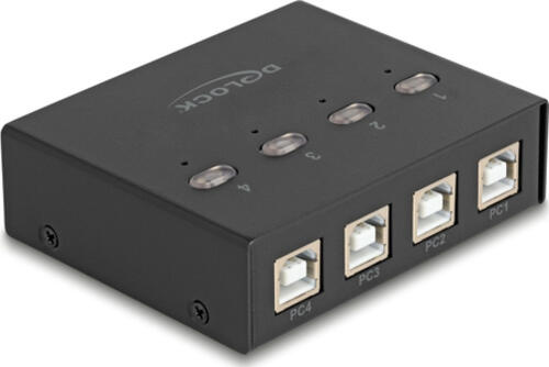 DeLOCK USB 2.0 Switch für 4 PC an 4 Geräte