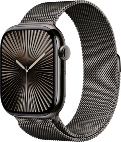 Apple Watch Series 10 OLED 46 mm Digital 416 x 496 Pixel Touchscreen 4G Grau WLAN GPS