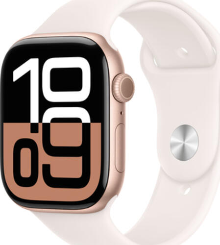 Apple Watch 10 46mm GPS+4G Alu Sport S/M rosegold/blassrosa