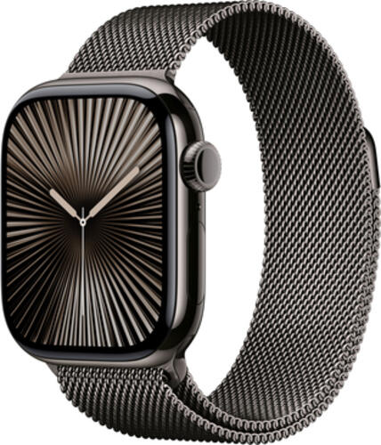 Apple Watch 10 42mm GPS+4G Titan Milanaise schiefer/schiefer