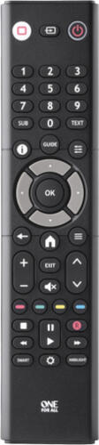 One For All TV Replacement Remotes URC1313 Fernbedienung IR Wireless Drucktasten