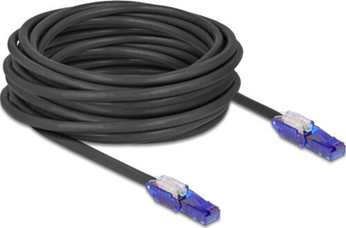 DeLOCK 80931 Netzwerkkabel Schwarz, Violett 10 m Cat6 U/UTP (UTP)