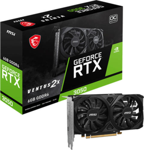 MSI VENTUS GeForce RTX 3050 2X E 6G OC NVIDIA 6 GB GDDR6