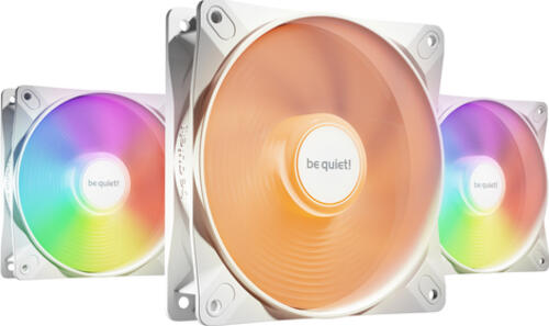 be quiet! LIGHT WINGS LX 120mm PWM High Speed 3-Pack White Computergehäuse Ventilator 12 cm Weiß 3 Stück(e)