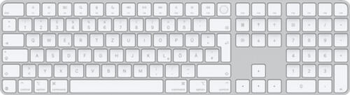 APPLE Magic Keyboard with Touch ID and Numeric Keypad for Mac models with Apple silicon - German - White Keys