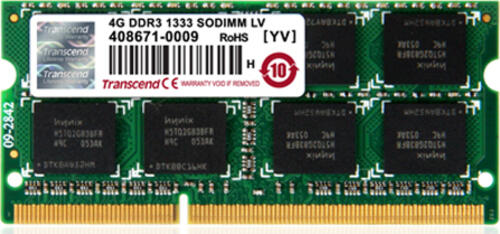 Transcend 4GB DDR3 Speichermodul 2 x 8 GB 1600 MHz