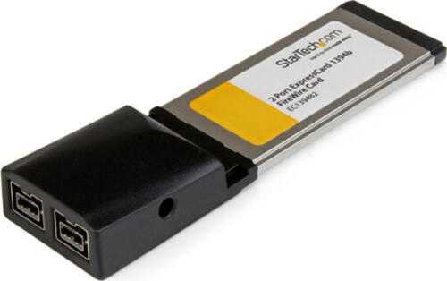 StarTech.com 2 Port 1394b FireWire ExpressCard Laptop Schnittstellenkarte