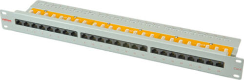 ROLINE Kat. 6 / Class E 19-Patchpanel, 24P, ungeschirmt, lichtgrau