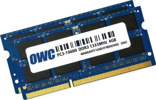 OWC OWC1333DDR3S08S Speichermodul 8 GB 2 x 4 GB DDR3 1333 MHz