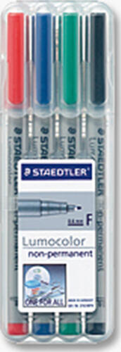 Staedtler Universalstift Lumocolor non-permanent F 4er Box