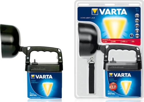 Varta 18660101421 Schwarz, Blau Taschenlampe LED