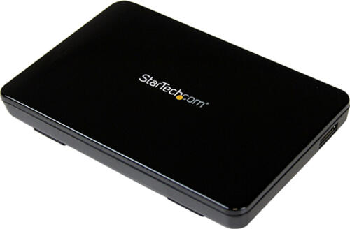 StarTech.com 2,5 USB 3.0 Externes SATA III SSD Festplattengehäuse mit UASP Unterstützung - Tragbare/Mobile Externes USB HDD Gehäuse mit Werkzeuglose Installation - Schwarz