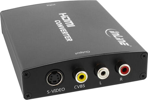 InLine Konverter HDMI zu Composite/S-Video, mit Audio