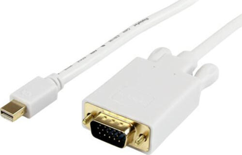 StarTech.com 91cm Mini DisplayPort auf VGA Kabel - mDP auf VGA Adapter - St/St - Weiß