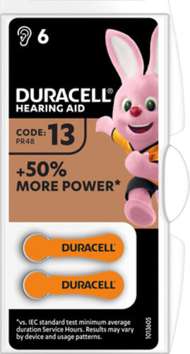 Duracell Hörgerätebatterien 13