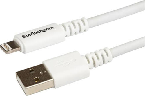 StarTech.com 3m Apple 8-Pin Lightning Connector auf USB Kabel - USB Kabel für iPhone / iPod / iPad - Weiß