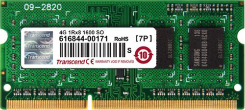 Transcend JetRam TS4GJMA384H Speichermodul 4 GB 1 x 4 GB DDR3 1600 MHz