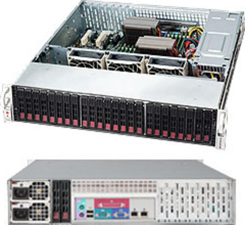 Supermicro CSE-216BE1C-R920LPB Server-Barebone Rack (2U) Silber