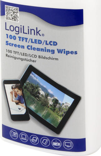 LogiLink RP0010 Reinigungskit LCD / TFT / Plasma Gerätereinigungs-Trockentücher