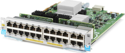 Aruba 20-port 10/100/1000BASE-T PoE+ / 4-port 1/2.5/5/10GBASE-T PoE+ MACsec v3 zl2 Netzwerk-Switch-Modul