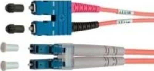 Telegärtner L00890C0039 InfiniBand/Glasfaserkabel 1 m 2x SC 2x LC Orange