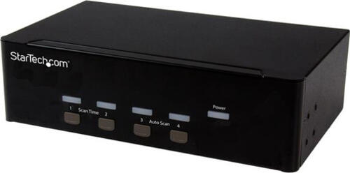 StarTech.com 4 Port KVM Switch mit Dual-VGA - USB 2.0