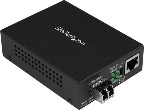 StarTech.com Gigabit Ethernet Glasfaser Medienkonverter - 850nm MM LC - 500m