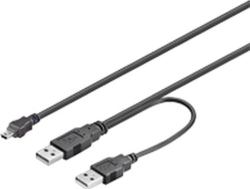 1,8m USB 2.0-Stecker (Typ A) + USB 2.0-Stecker (Typ A) > USB 