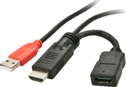 Lindy 41080 USB-Grafikadapter Schwarz, Rot