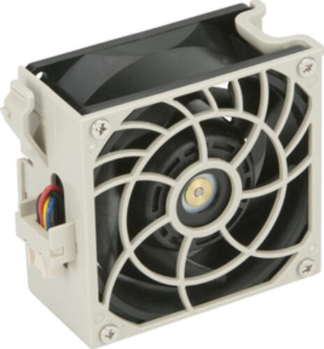 Supermicro FAN-0166L4 Computerkühlsystem Computergehäuse Ventilator 8 cm Schwarz, Cremefarben