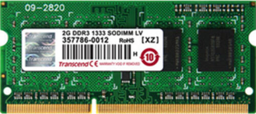 Transcend TS1GSK64W8H Speichermodul 8 GB 2 x 8 GB DDR3L 1866 MHz