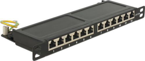 DeLOCK 43312 Patch Panel 0.5U