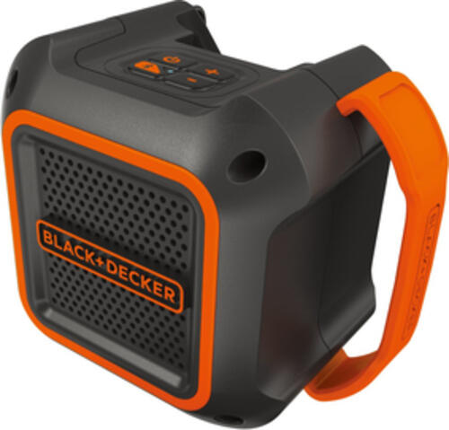 Black & Decker BDCSP18N-XJ Tragbarer-/Partylautsprecher Tragbarer Stereo-Lautsprecher Schwarz, Rot