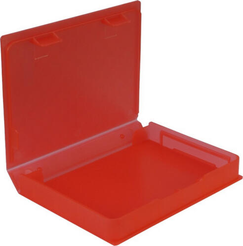 Inter-Tech 88885390 Speicherlaufwerkhülle Cover Kunststoff Rot