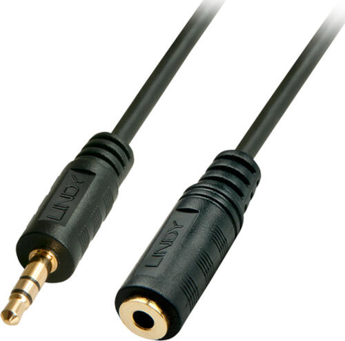 Lindy 35654 Audio-Kabel 5 m 3.5mm Schwarz