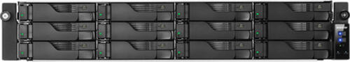 Asustor AS6212RD NAS & Speicherserver Rack (2U) Intel Celeron 4 GB DDR3L 0 TB ADM Schwarz