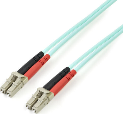 StarTech.com 3 m LC/UPC auf LC/UPC OM4 Multimode Glasfaserkabel, 50/125m LOMMF/VCSEL Zipcord LWL, 100G Netzwerke, Low Insertion Loss, LSZH LWL Patchkabel