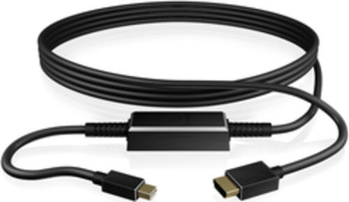 ICY BOX IB-AC548 3 m Mini DisplayPort HDMI Typ A (Standard) Schwarz