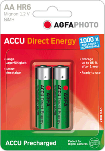 AgfaPhoto Direct Energy AA Nickel-Metallhydrid (NiMH)