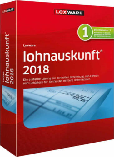 Lexware Lohnauskunft 2018 Finanzielle Analyse 1 Lizenz(en)