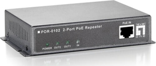 LevelOne PoE-Repeater, 2 Ports, Kaskadier