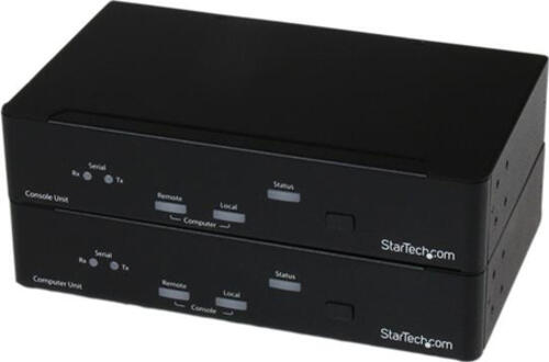 StarTech.com USB DVI KVM Konseln Extender mit Seriell und Audio über Multimode Glasfaser (LWL) bis 2 km