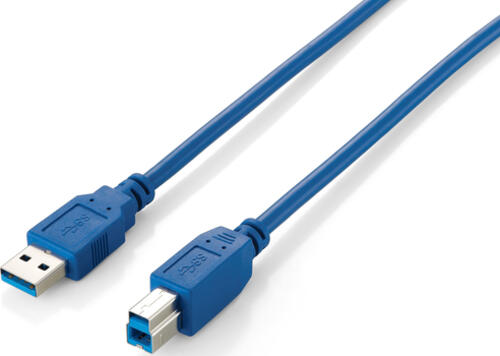 Equip 128292 USB Kabel USB 3.2 Gen 1 (3.1 Gen 1) 1,8 m USB A USB B Blau